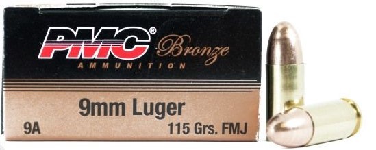 PMC BRZN 9MM 115GR FMJ 50 - 556 Black Friday Promotion